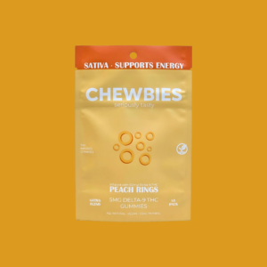 chewbies gummies ga peach | peach ring