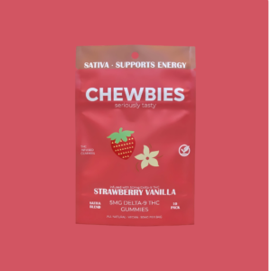 chewbies gummies strawberry vanilla